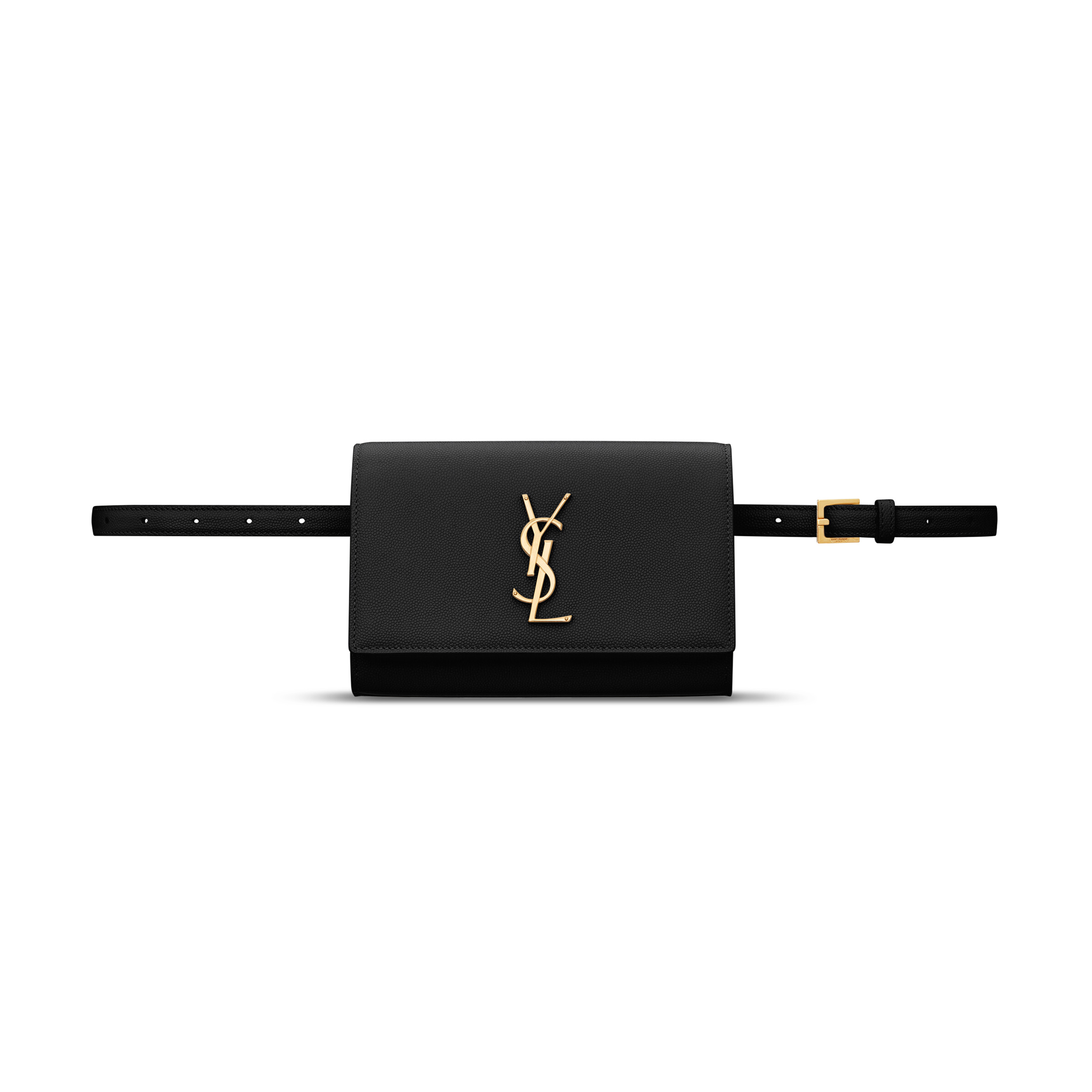 Y*L kate belt bag in grain de poudre-embossed leather 534395bow0j1000 (18*12*4.5cm)